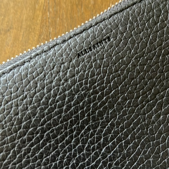 All saints pebbled leather zip around wallet - Picture 2 of 8